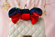 画像をギャラリービューアに読み込む, 伊予絣 赤い花四色使い/小桜の赤⁂ Iyo Kasuri  Four colors of red flowers /Red small cherry blossoms