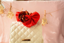 画像をギャラリービューアに読み込む, 伊予絣 朱色の麻の葉模様/帯裏、縞模様⁂Iyo Kasuri Vermilion hemp leaf pattern / obi back, striped pattern