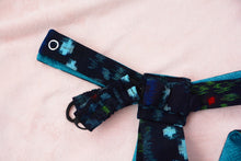 画像をギャラリービューアに読み込む, 伊予絣 水色の花二色使い/水色さや型⁂Iyo Kasuri Two colors of light blue flowers / light blue pod type