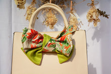 画像をギャラリービューアに読み込む, 正絹 疋田柄雲枝桜金銀彩  /  さや型 若草色 ⁂ Pure Silk  Hikita pattern Clouds and cherry blossoms gold and silver / Bright green Saya shape