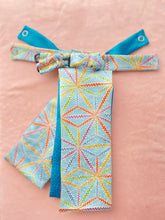 画像をギャラリービューアに読み込む, 正絹 麻の葉模様 さや型若草色⁂ Pure silk hemp leaf pattern /Saya type young grass color