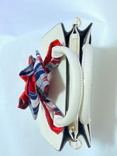 画像をギャラリービューアに読み込む, 伊予絣  赤 白 藍 の矢絣/赤の小桜 / Iyo Kasuri  Red, white and indigo Arrow pattern