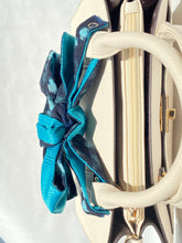 画像をギャラリービューアに読み込む, 伊予絣 水色の花二色使い/水色さや型⁂Iyo Kasuri Two colors of light blue flowers / light blue pod type