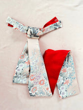 画像をギャラリービューアに読み込む, 正絹 優しいピンクの生地に草花 藤色小桜⁂Pure silk, Flowers on a gentle pink fabric, Mauve and small cherry blossoms