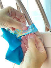 画像をギャラリービューアに読み込む, 正絹 麻の葉模様 さや型若草色⁂ Pure silk hemp leaf pattern /Saya type young grass color