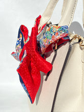 画像をギャラリービューアに読み込む, 正絹縮緬 雪輪に四季の草木花  /  小桜朱色⁂ Pure silk crepe Flowers of the four seasons on the snow ring / Red small cherry blossoms