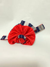 画像をギャラリービューアに読み込む, 伊予絣  赤 白 藍 の矢絣/赤の小桜 / Iyo Kasuri  Red, white and indigo Arrow pattern