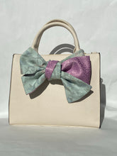 画像をギャラリービューアに読み込む, 大島紬水色 花のデザイン/帯裏 藤色の小桜⁂Oshima Tsumugi light blue flower design / obi back mauve small cherry blossoms