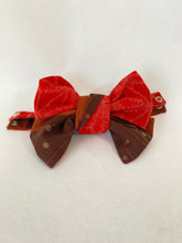 画像をギャラリービューアに読み込む, 伊予絣 珍しい朱色にうっすら白の麻の葉模様 / 帯裏 縦縞と可愛いドット模様 ⁂ Iyo Kasuri  A rare vermilion and slightly white hemp leaf pattern /lining Vertical stripes and polka dots