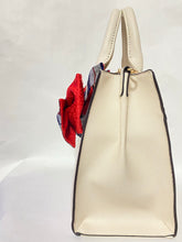 画像をギャラリービューアに読み込む, 伊予絣  赤 白 藍 の矢絣/赤の小桜 / Iyo Kasuri  Red, white and indigo Arrow pattern