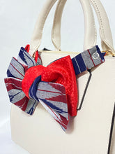 画像をギャラリービューアに読み込む, 伊予絣  赤 白 藍 の矢絣/赤の小桜 / Iyo Kasuri  Red, white and indigo Arrow pattern