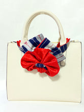 画像をギャラリービューアに読み込む, 伊予絣  赤 白 藍 の矢絣/赤の小桜 / Iyo Kasuri  Red, white and indigo Arrow pattern