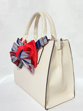 画像をギャラリービューアに読み込む, 伊予絣  赤 白 藍 の矢絣/赤の小桜 / Iyo Kasuri  Red, white and indigo Arrow pattern